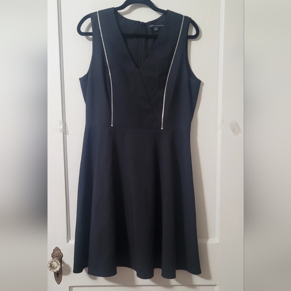 $Black Sleeveless Dress,  Size 10